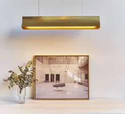 Suspension, Respiro 900, or, 2700K, 3400lm, L90cm, H15cm - DCW éditions