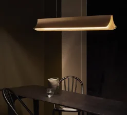 Suspension, Respiro 1200, or, 2700K, 3400lm, L120cm, H15cm - DCW éditions