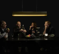 Suspension, Respiro 1200, or, 2700K, 3400lm, L120cm, H15cm - DCW éditions