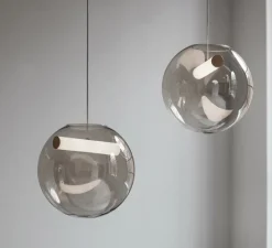 Suspension*Northern Suspension, Reveal small, , Ø35cm, LED, 3000K, 900lm, - verre fumé