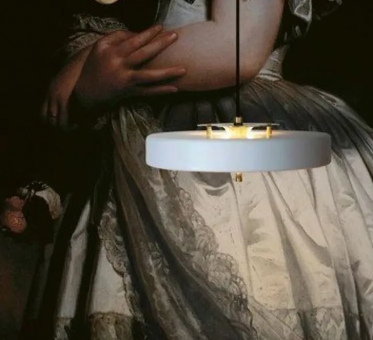 Suspension, Revolve, blanc, LED, Ø35cm, H40cm - Bert Frank