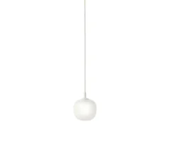 Suspension*Muuto Suspension, Rime, , 2700K, 190lm, Ø12cm, H15cm - blanc, opalin