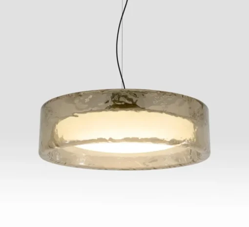 Suspension*Marset Suspension, Ringo 90, fumé, LED, dim, 2700-3000-4000K, 6250 lm, Ø90cm, H25cm - verre fumé