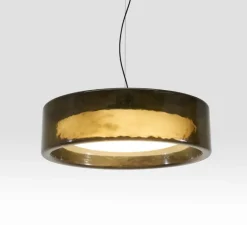 Suspension*Marset Suspension, Ringo 90, , LED, dim, 2700-3000-4000K, 6250 lm, Ø90cm, H25cm - fumé foncé