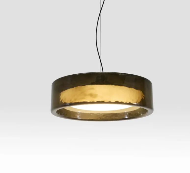 Suspension*Marset Suspension, Ringo 70, , LED, dim, 2700-3000-4000K, 3205 lm, Ø70cm, H21cm - fumé foncé