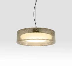 Suspension*Marset Suspension, Ringo 70, verre , LED, dim, 2700-3000-4000K, 3205 lm, Ø70cm, H21cm - fumé