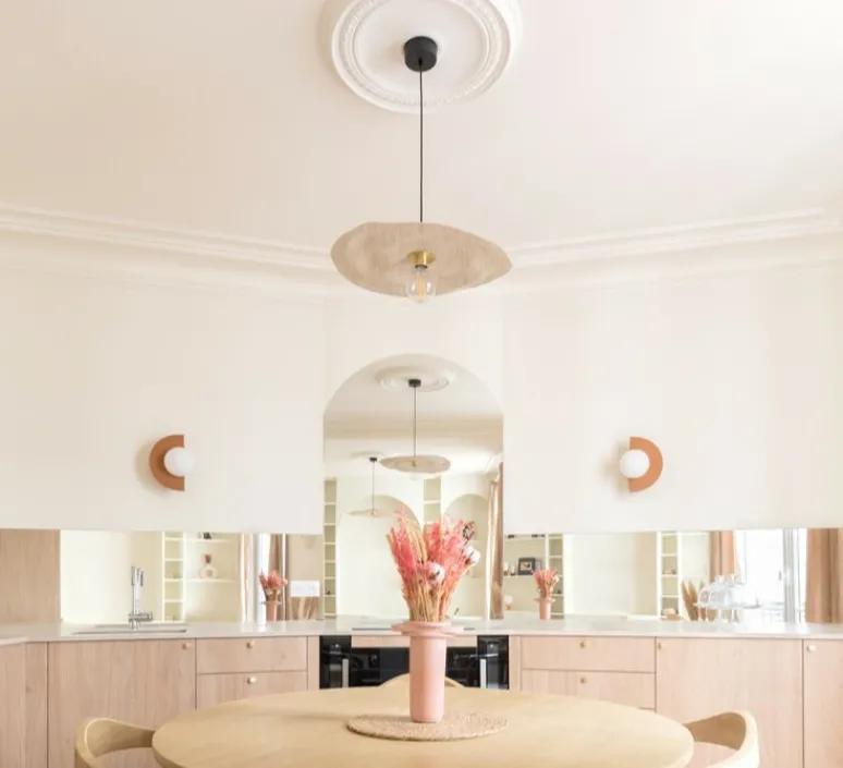 Suspension*Market Set Suspension, Rivage S, , Ø58cm, H6cm - naturel