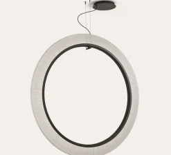 Suspension*Bover Suspension, Roda S/150/V, , LED, dim, 2700K, 2910 lm, L150cm, H150cm - blanc