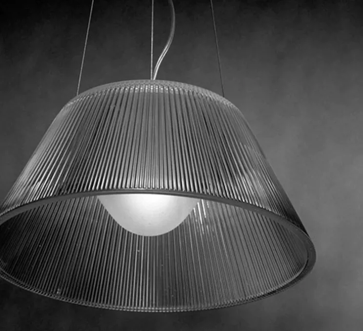 Suspension, Romeo Moon 2, transparent, Ø50cm, H22.5cm - Flos