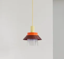 Suspension*Warren & Laetitia Suspension, Romi, , Ø20cm, H22cm - jaune, orange, marron, lila