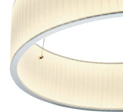 Suspension, Ronde 60, blanc, LED, dim, 2700K, 4800 lm, Ø60cm, H16cm - Dix heures dix