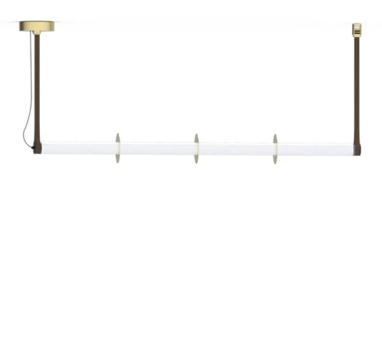 Suspension, Roseline, or, LED, 3000K, 1300 lm, L132cm, H5cm - Robin