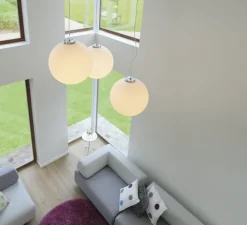 Suspension, Rotoball 50, blanc, Ø50cm, H50cm - SLV