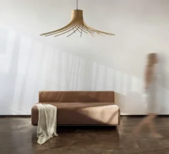 Suspension*Piatoni Suspension, ROTOND XXL, naturel,bouleau, Ø150cm, H50cm - bouleau, naturel