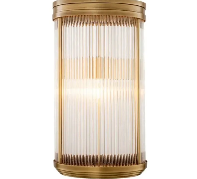 Suspension*Eichholtz Suspension, Rousseau L, , Ø27,5cm, H49cm - laiton antique