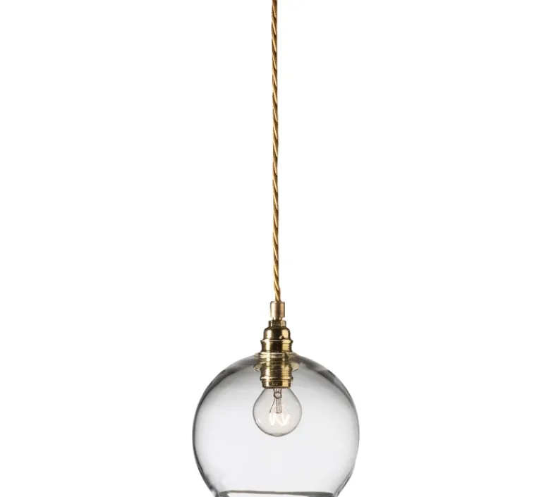 Suspension*Ebb and Flow Suspension, ROWAN 15,5, , Ø15,5cm, H15,5cm - Laiton, transparent