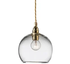 Suspension*Ebb and Flow Suspension, ROWAN 15,5, , Ø15,5cm, H15,5cm - Laiton, transparent