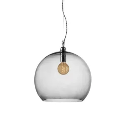 Suspension*Ebb and Flow Suspension, Rowan, fumée, Ø39cm - gris