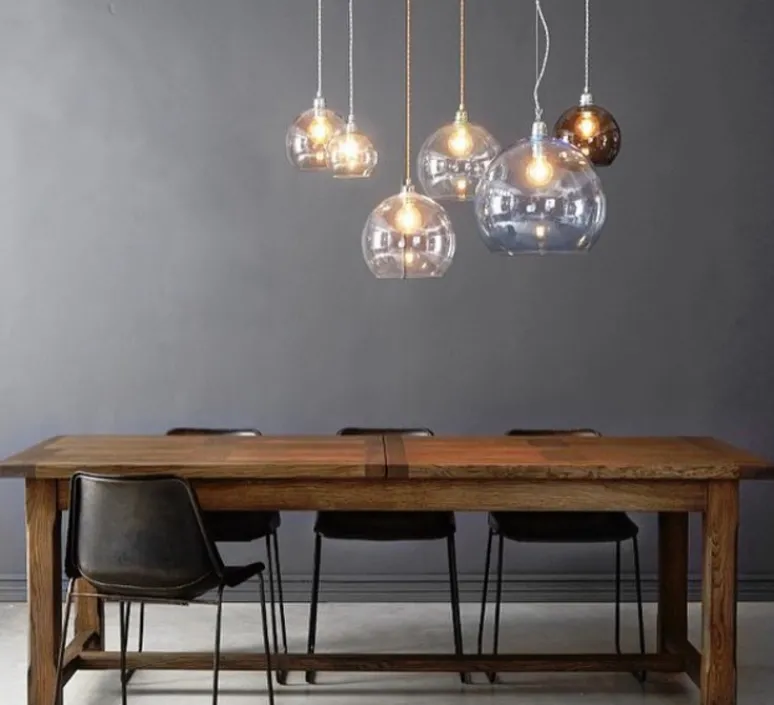 Suspension*Ebb and Flow Suspension, Rowan, fumée, Ø28cm - gris