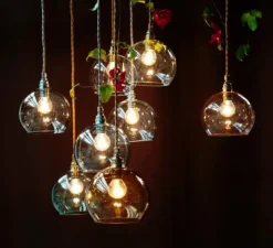 Suspension*Ebb and Flow Suspension, Rowan, , Ø15,5cm - transparent, argenté