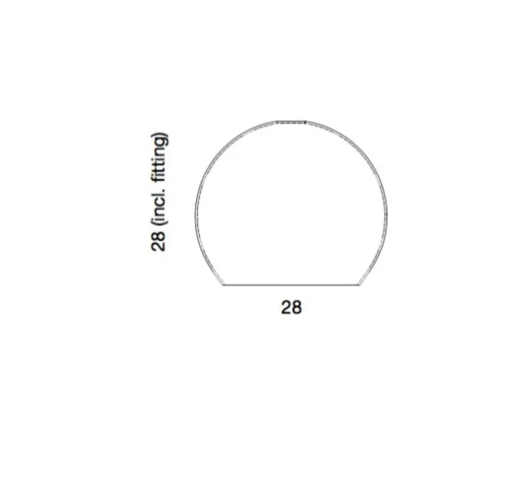 Suspension, Rowan, vert olive, Ø28cm - Ebb and Flow