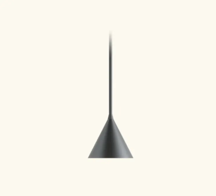 Suspension, Rubi Mono, noir et or, Ø20cm, H82cm - Robin