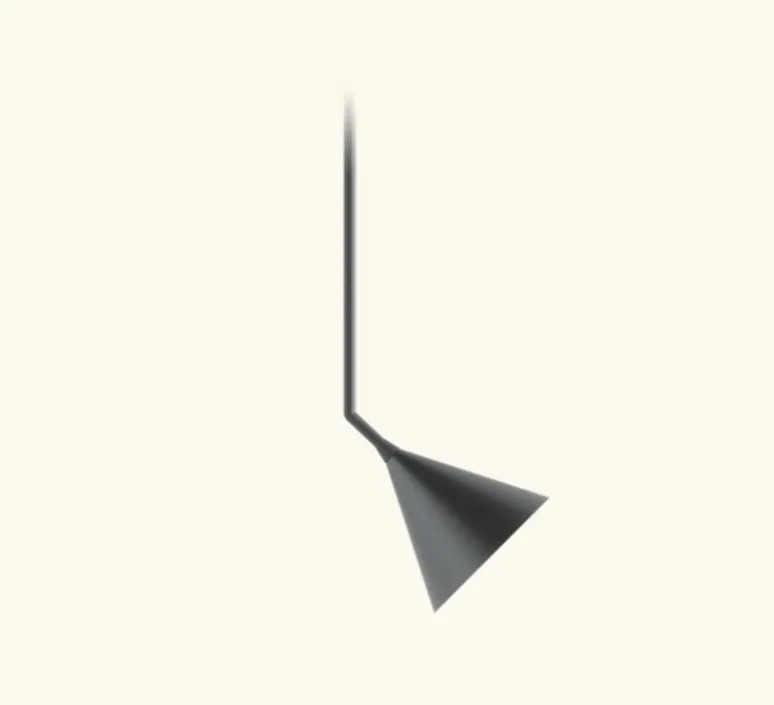 Suspension*Robin Suspension, Rubi Mono Side, , Ø20cm, H82cm - noir et or