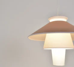 Suspension*Market Set Suspension, Ruche S, , Ø40cm, H32cm - Marshmallow