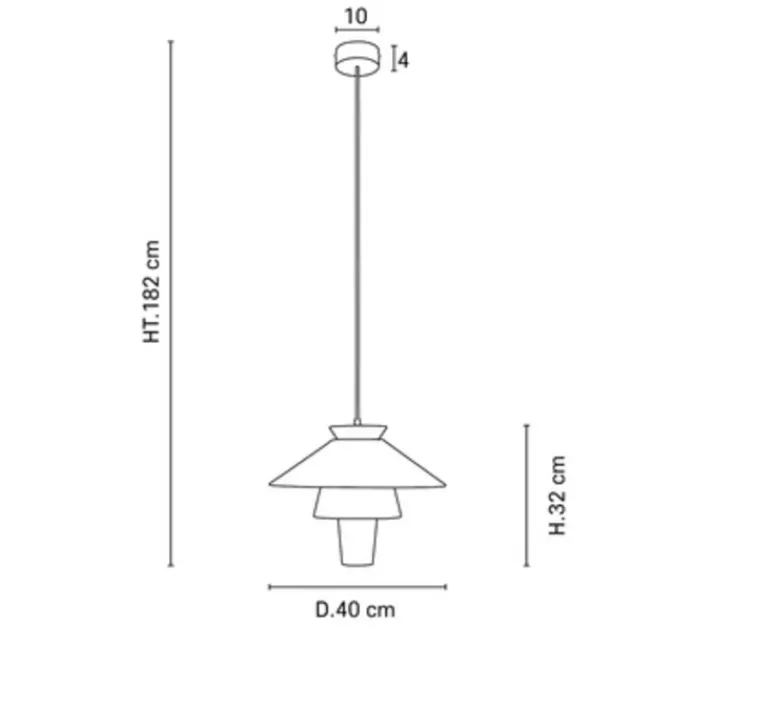 Suspension*Market Set Suspension, Ruche S, , Ø40cm, H32cm - Marshmallow