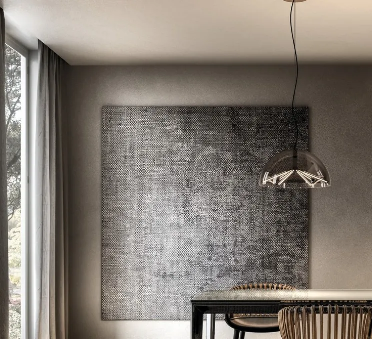 Suspension, Runa, bronze mat, gris fumé, LED, dim, 0-10V, 2700K, Ø45cm, H23cm-Penta