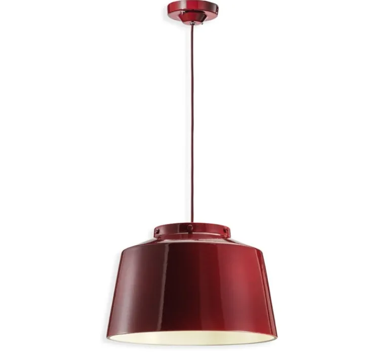 Suspension*Ferroluce Suspension, 50's C2001, , Ø40cm, H25cm - bordeaux