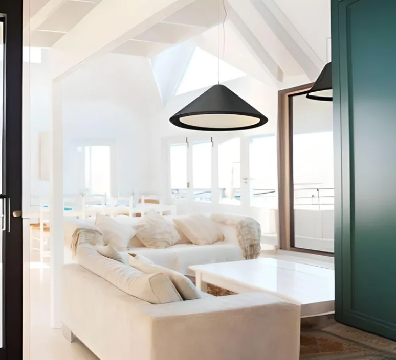 Suspension*Faro Suspension, Saigon IN, , E27, Ø70cm, H27,5cm - noir