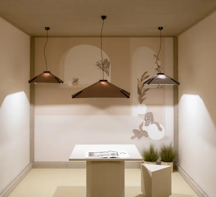 Suspension, Salina, rose sable, IP55, LED, dim, 2500-4100K, 528 lm, L74cm, H23cm - Axolight