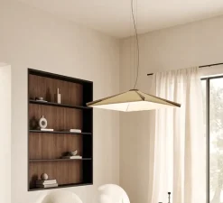 Suspension*Axolight Suspension, Salina, , IP55, LED, dim, 2500-4100K, 528 lm, L74cm, H23cm - vanille