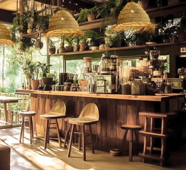 Suspension*ACB Suspension, Samira, , Ø50cm, H28cm - rafia