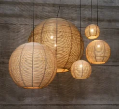 Suspension*DARK Suspension, Sangha 50, , Ø50cm, H39cm - blanc