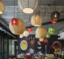 Suspension*DARK Suspension, Sangha 50, , Ø50cm, H39cm - blanc