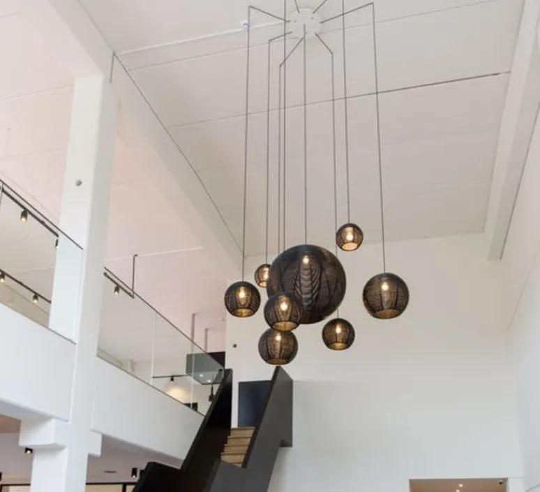 Suspension*DARK Suspension, Sangha 40, , Ø40cm, H31cm - blanc