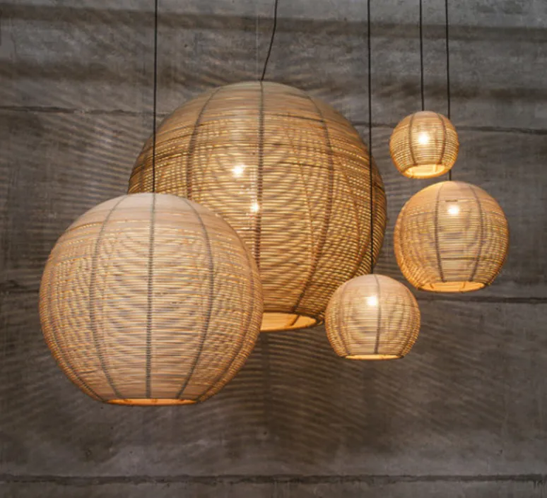 Suspension*DARK Suspension, Sangha 40, , Ø40cm, H31cm - blanc