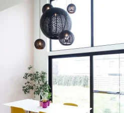 Suspension*DARK Suspension, Sangha 80, , Ø80cm, H75cm - noir