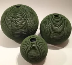 Suspension, Sangha 30, noir, Ø30cm, H22cm - Dark