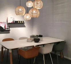 Suspension, Sangha 120, rotin, Ø120cm, H115cm - Dark