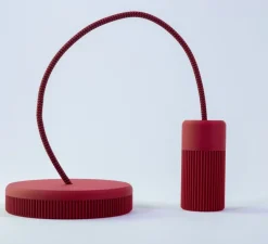 Suspension, Sati, rouge, Ø4,7cm, H9,5cm - Alucyne