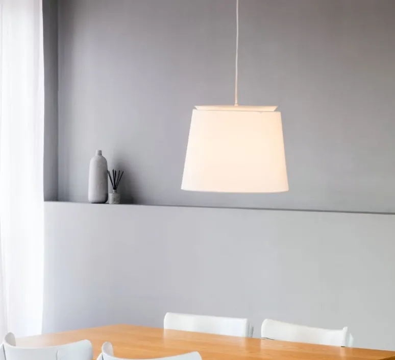 Suspension*Faro Suspension, Savoy, , LED, Ø42cm, H31,1cm - blanc