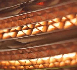 Suspension, Scraplights, Ausi 12, marron, Ø28cm, H20cm - Graypants