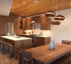 Suspension, Scraplights, Disc 16, marron, Ø43cm, H19cm - Graypants