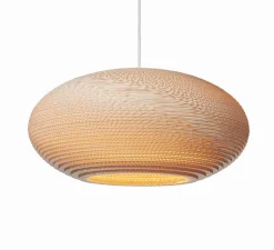 Suspension*Graypants Suspension, Scraplights, Disc 24, blonde, Ø61cm, H26cm - blanc