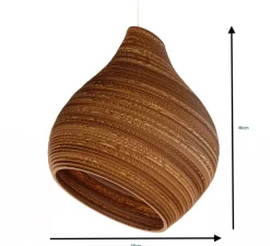 Suspension*Graypants Suspension, Scraplights, Hive 15, , LED, Ø38cm, H46cm - marron