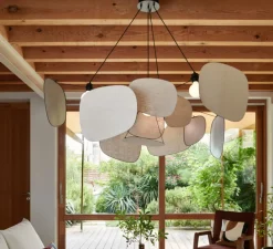 Suspension*Market Set Suspension, Screen 70's 4l XXL, , Ø150cm, H75cm - lin bouleau