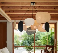 Suspension*Market Set Suspension, Screen 70's 4l XXL, , Ø150cm, H75cm - lin, noir